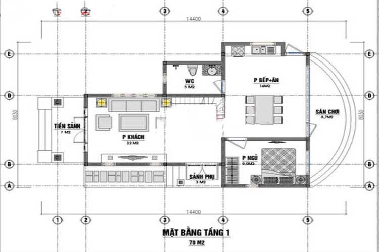 mặt bằng chức năng
