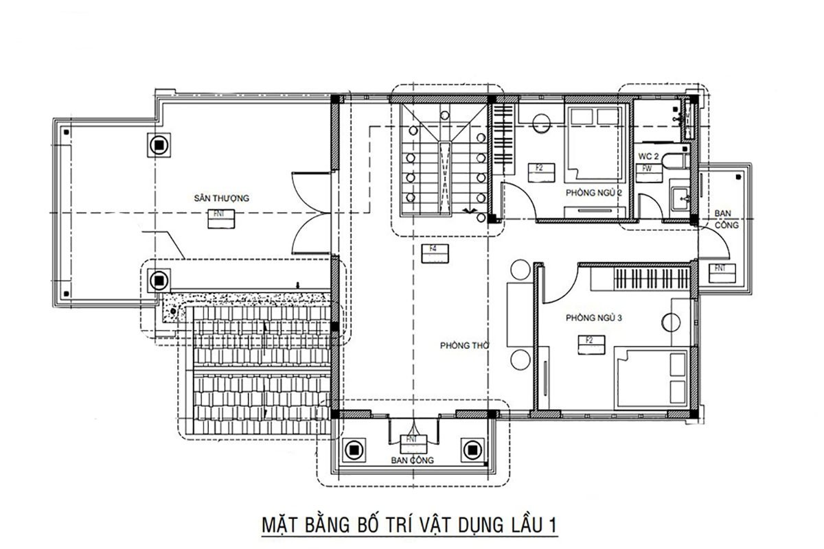 Thiết kế nhà mặt tiền 8m