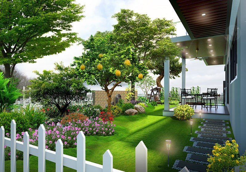 Mẫu sân vườn đẹp