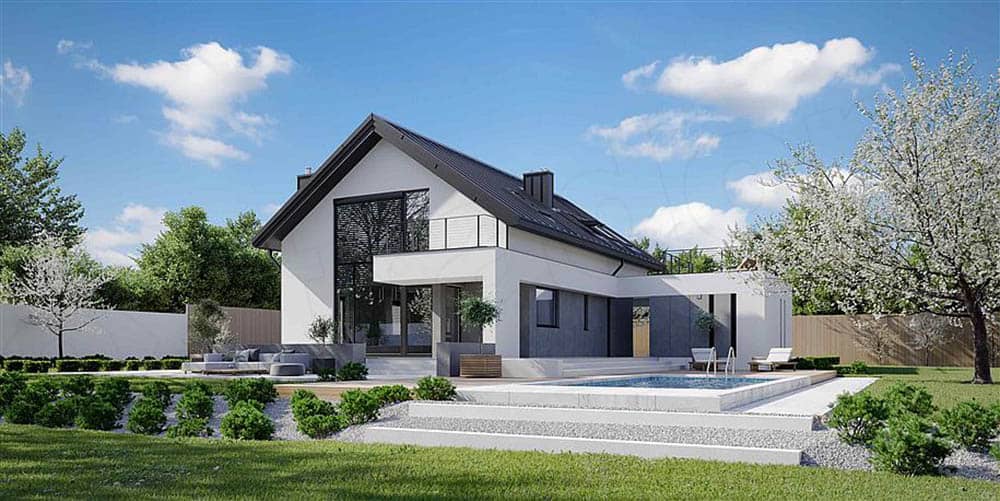 thiết kế nhà vườn cấp 4 sang trọng và tiện nghi