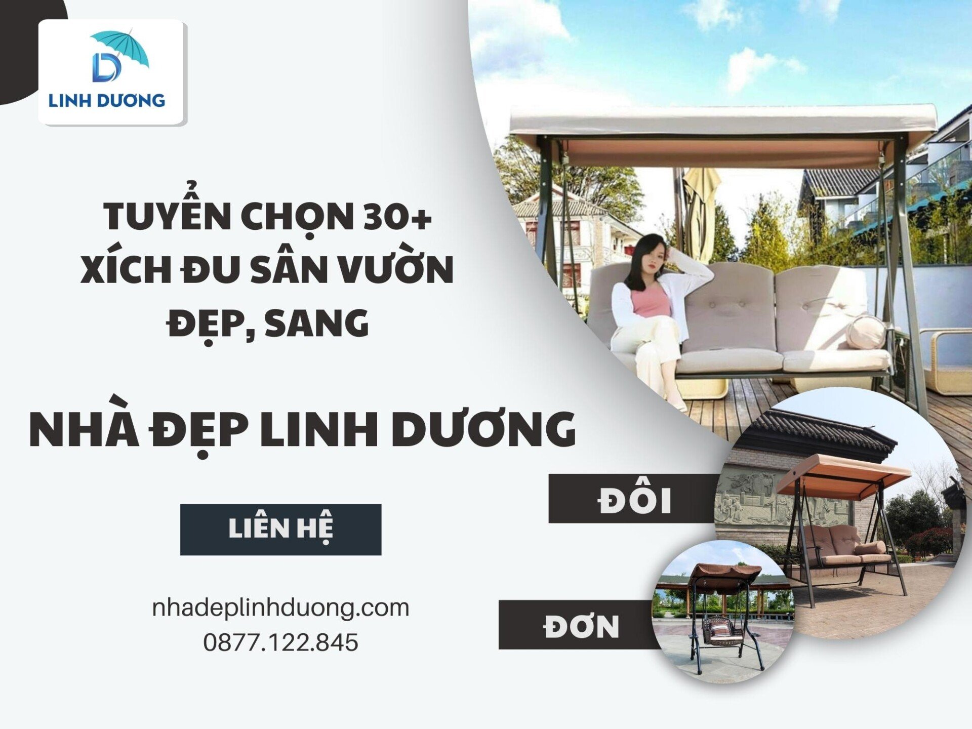 Tuyển Chọn 30+ Xích Đu Sân Vườn Đẹp, Sang